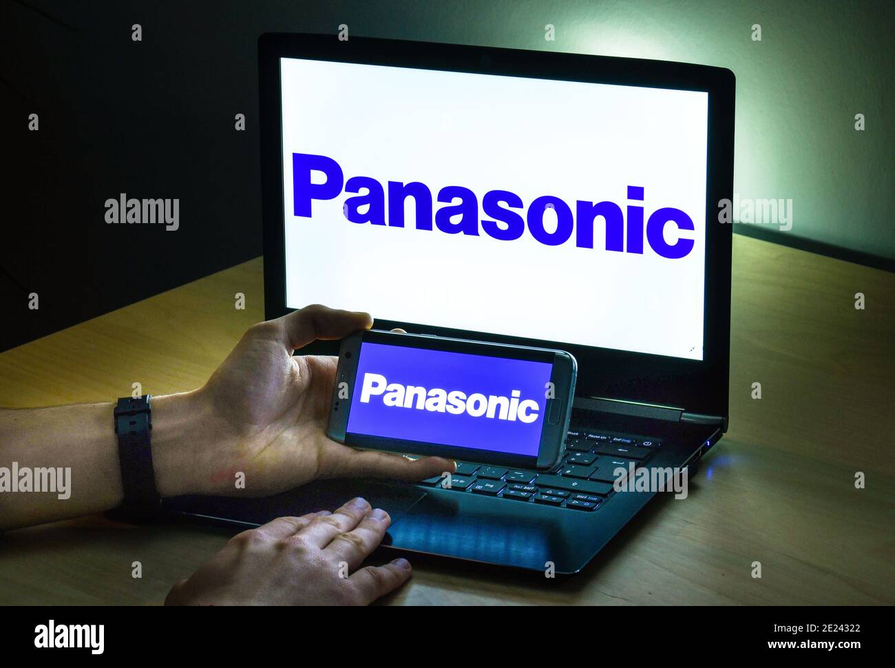 Panasonic logo pc hires stock photography and images Alamy