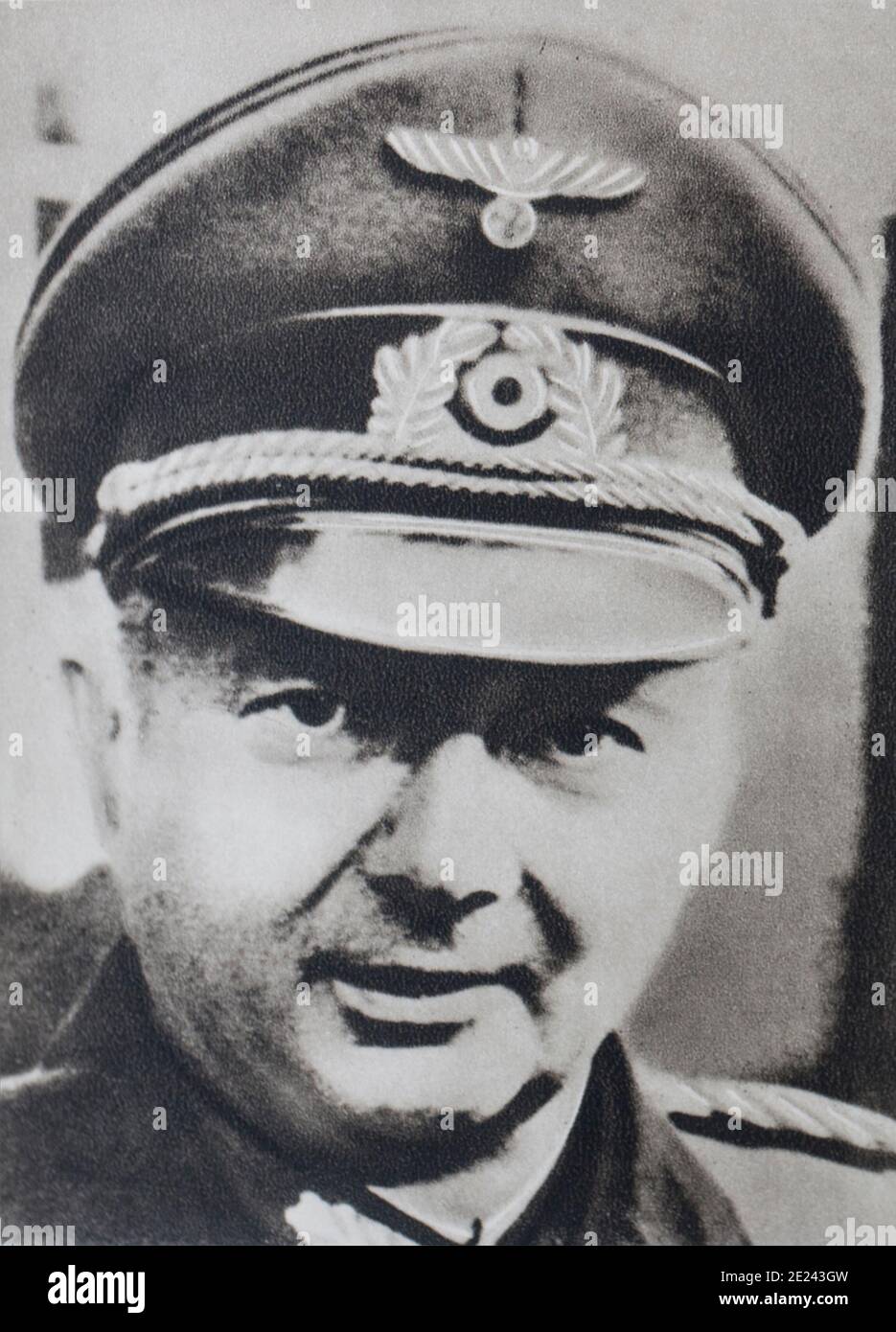 Gunther Adolf Ferdinand von Kluge (1882 – 1944). He replaced Von Runstedt at the head of the German Army in France. Stock Photo