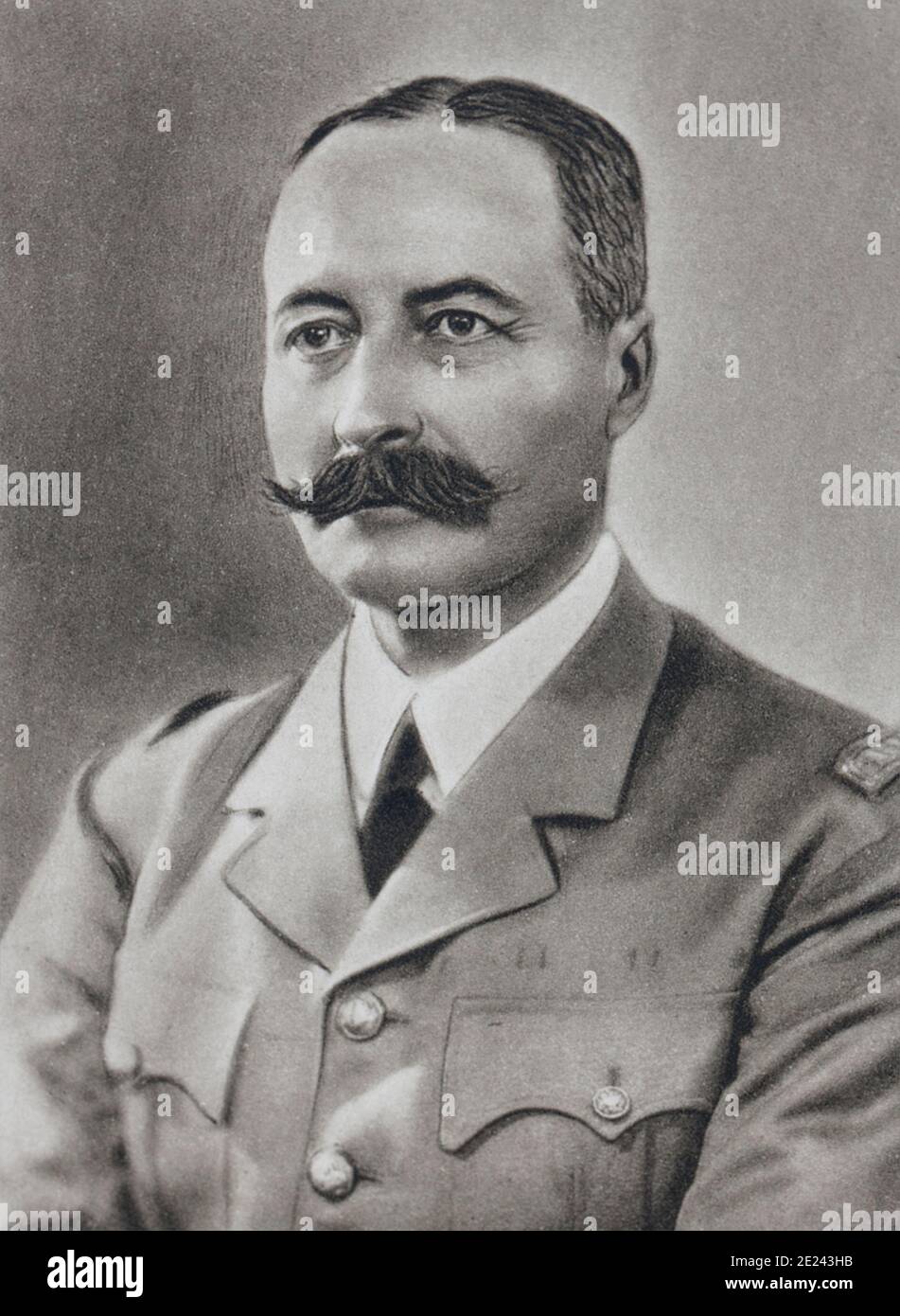 General Giraud, commander of the 7th, then the 9th French Army. Stock Photo