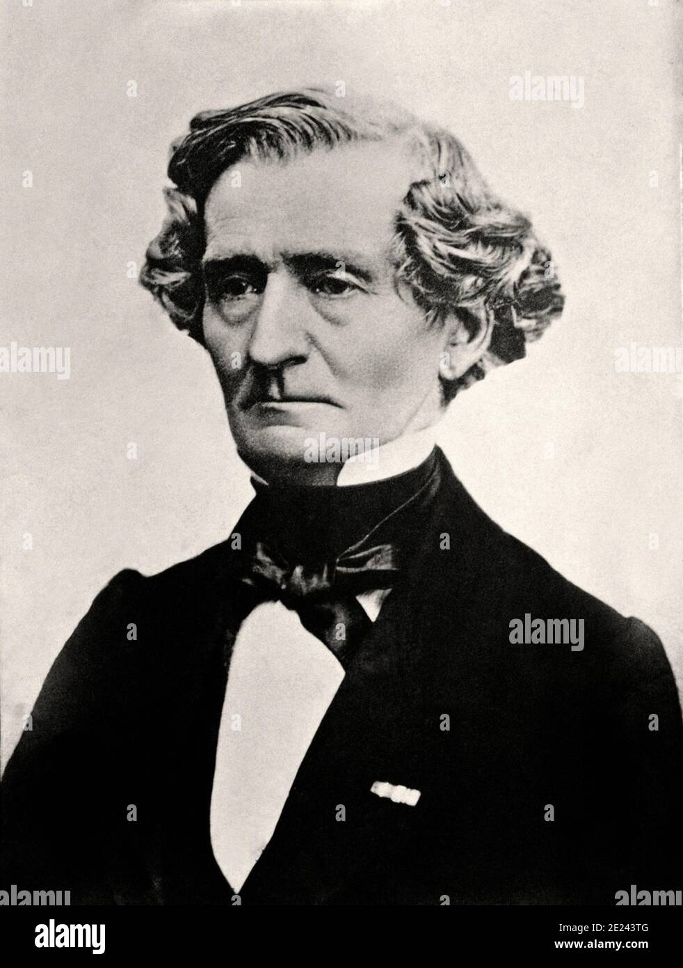 Louis-Hector Berlioz (1803 – 1869) French composer, conductor, musical writer of the romantic period and member of Institut de France (1856). His outp Stock Photo