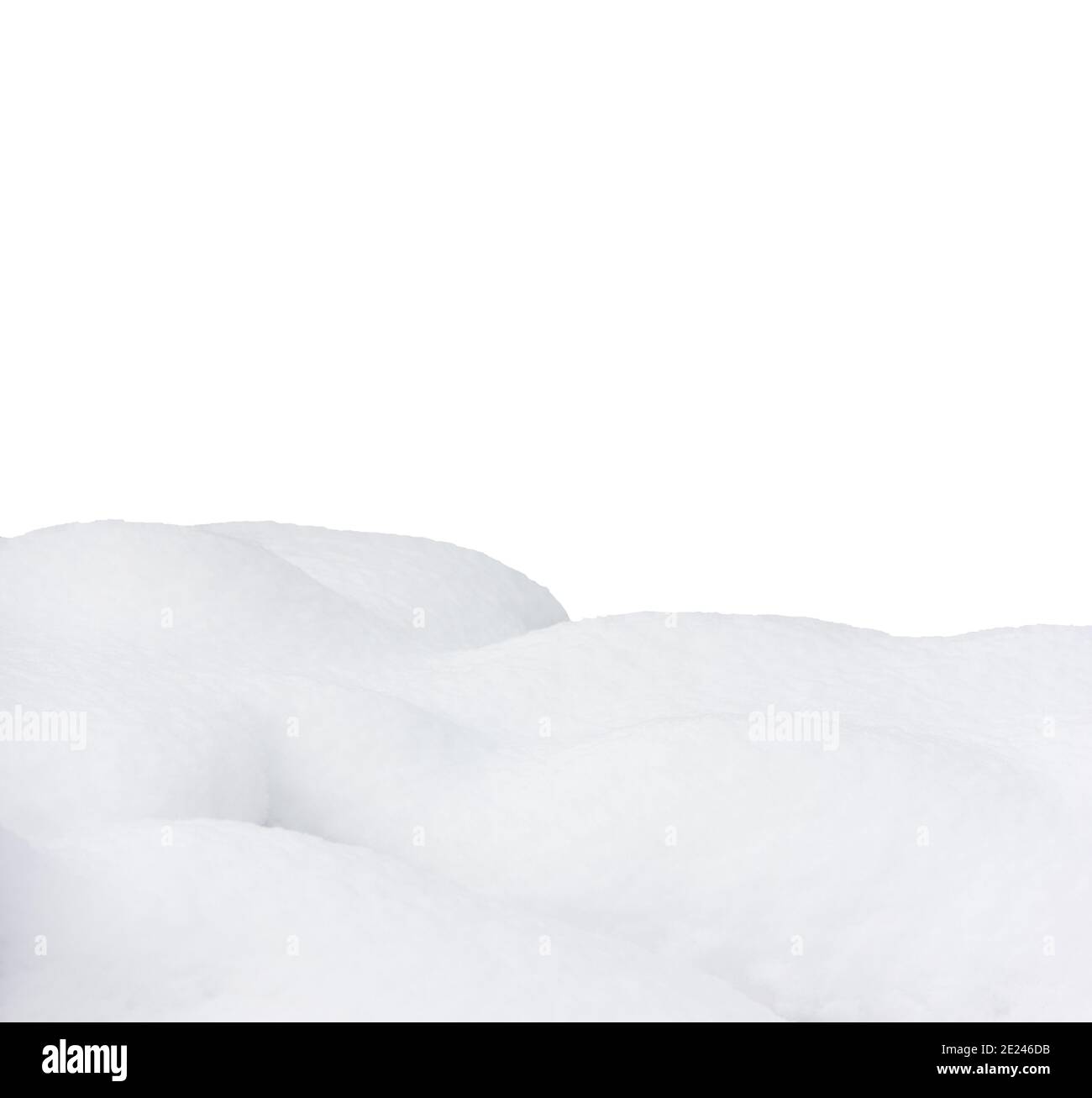 snow drifts isolated on white background Stock Photo Alamy