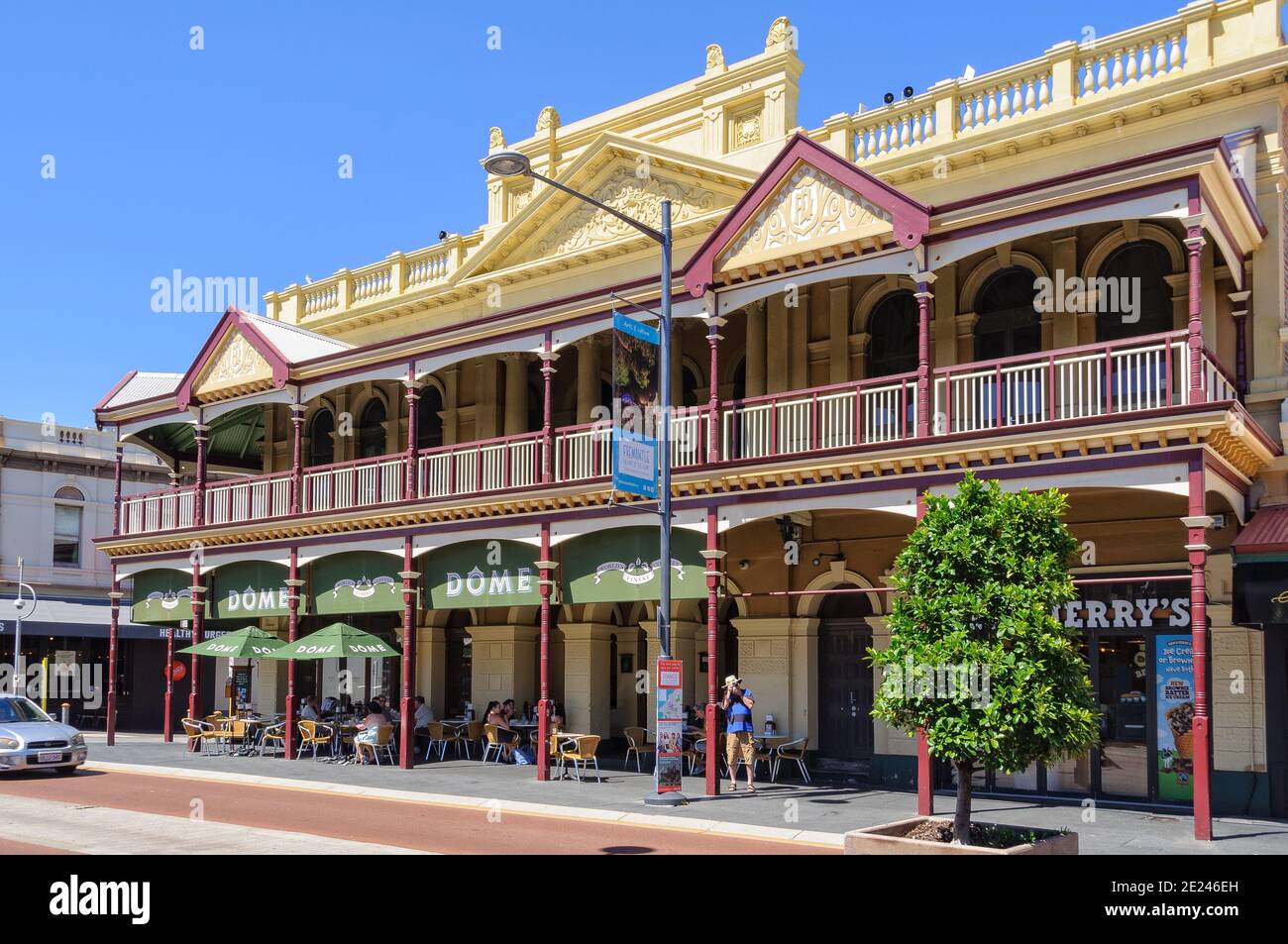 Dôme Café on South Terrace- Fremantle, WA, Australia Stock Photo