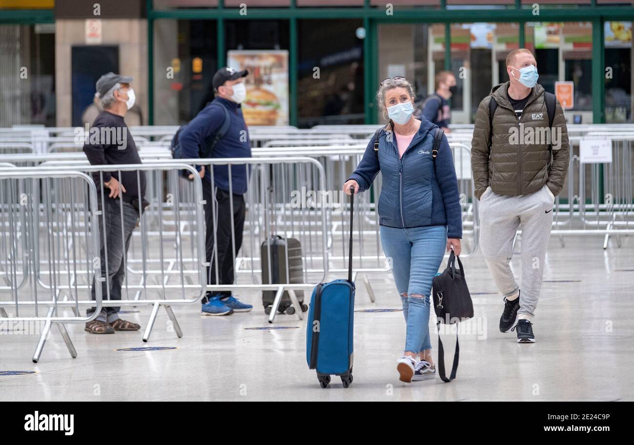Face masks being worn in public and onpublic transport Stock Photo Alamy