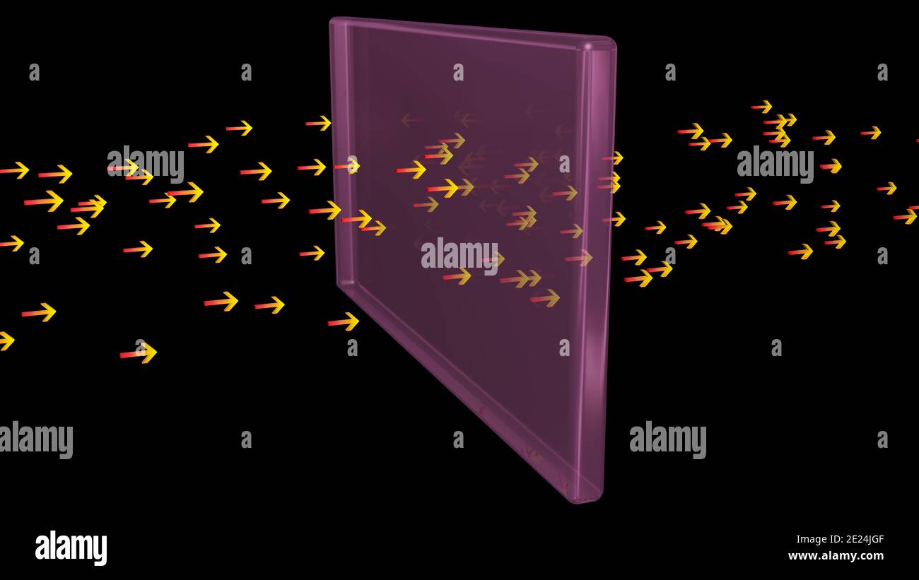 Ultraviolet Rays Object Ultraviolet light rays penetrate surface . Arrows enter transparent ...
