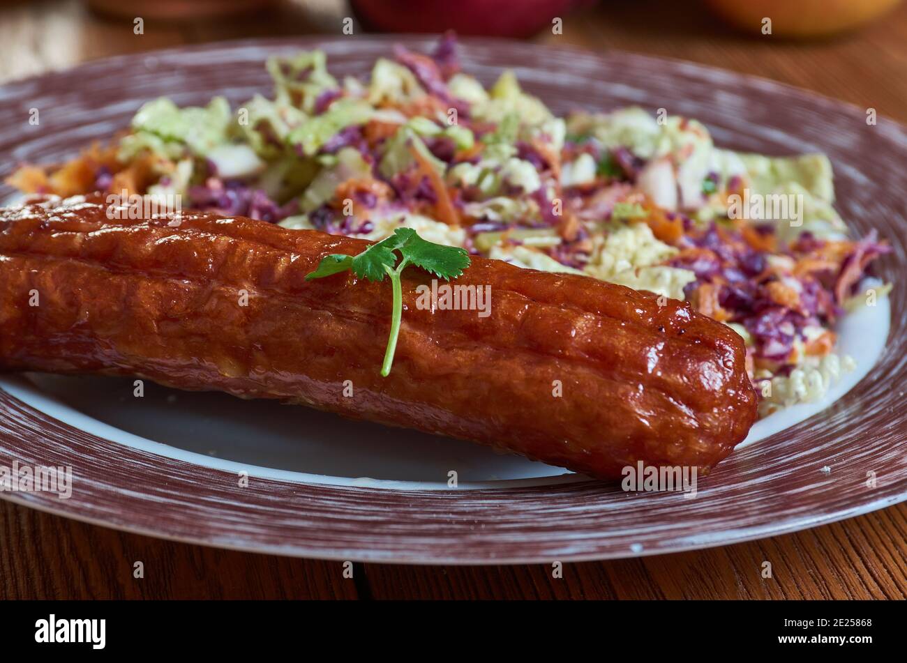 Snorkers sausage British English colloquialism for sausages. It may