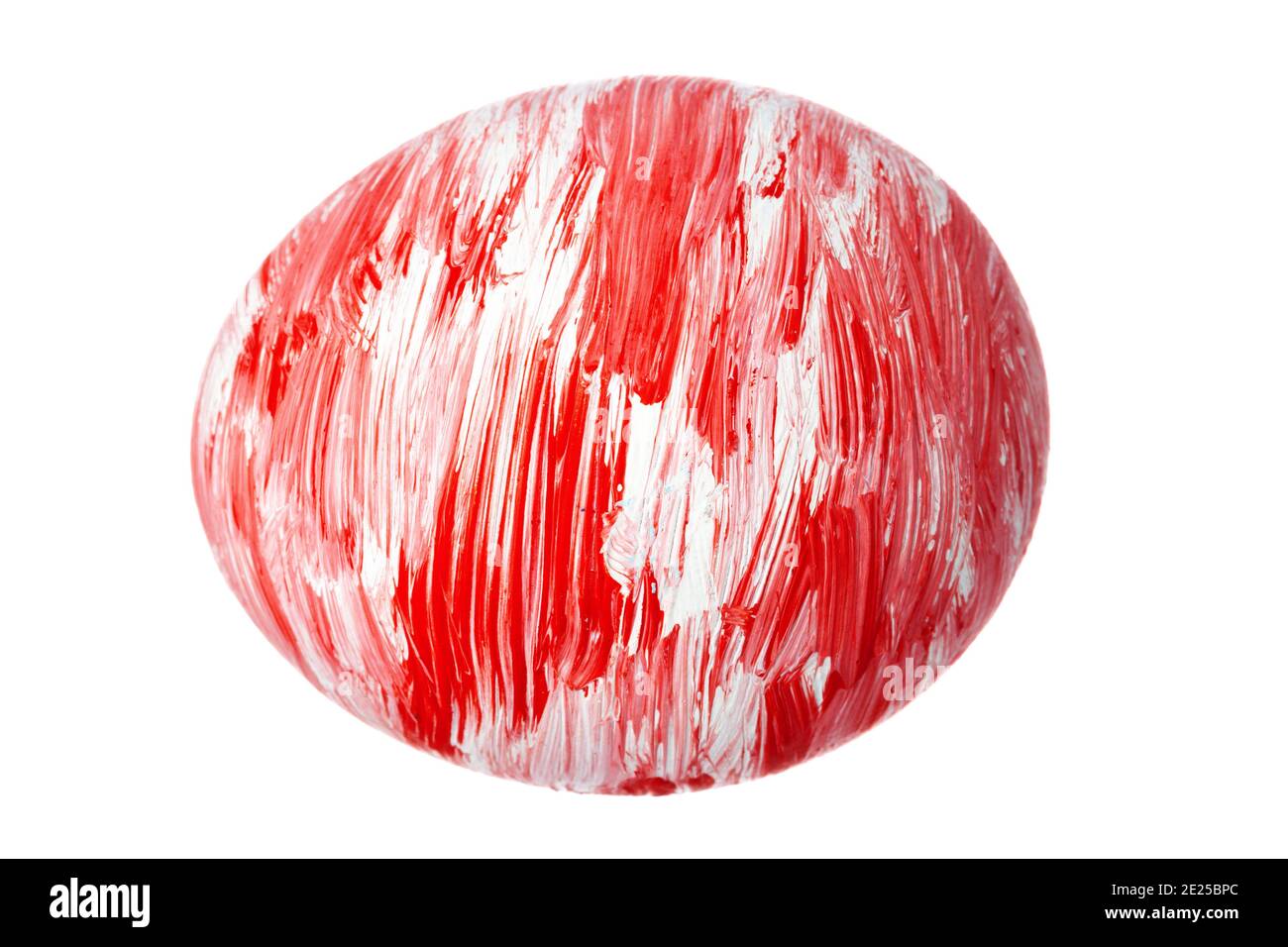 Colorful Easter Egg isolated on white Stock Photo - Alamy