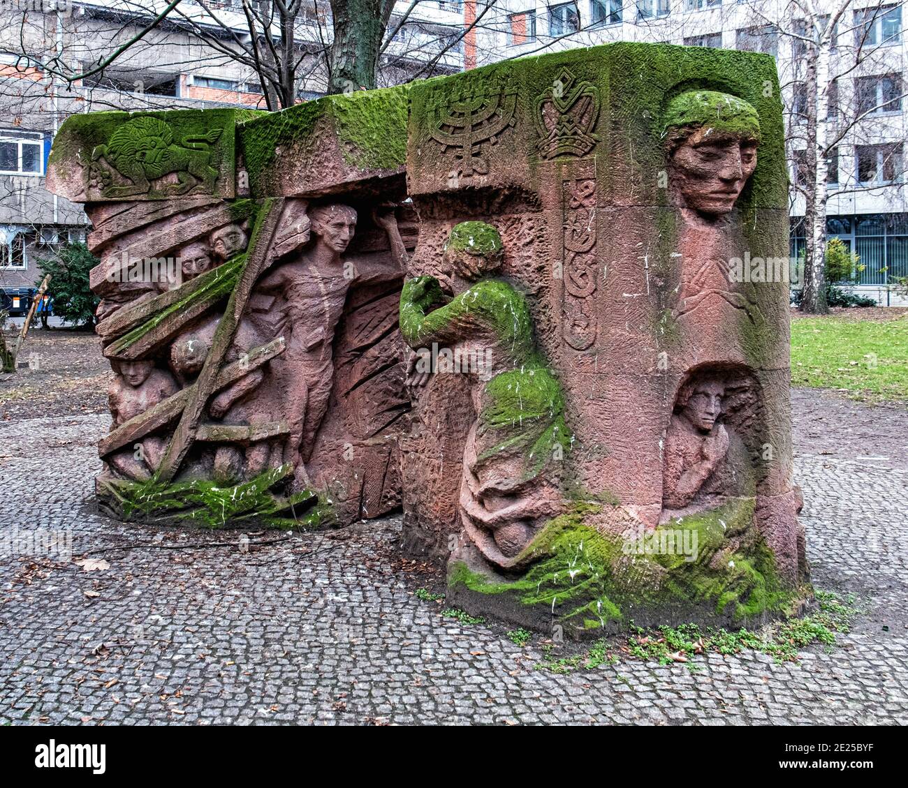 Berlin War Memorial to the Rosenstrasse protest by Aryan women about arrest of Jewish husbands who were arrested by the Nazis Stock Photo - Alamy