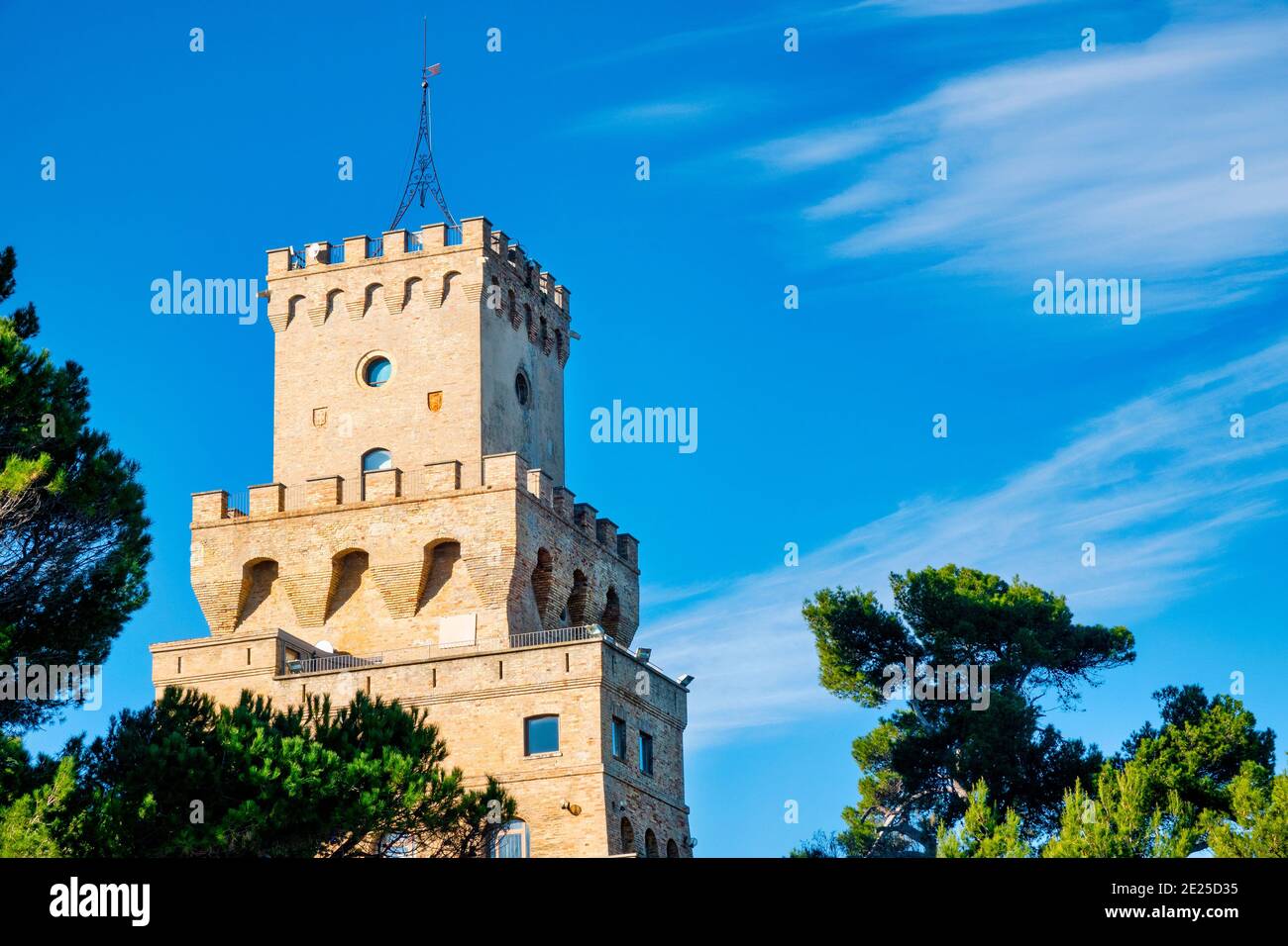 Torre di Cerrano, Pineto, Italy Stock Photo