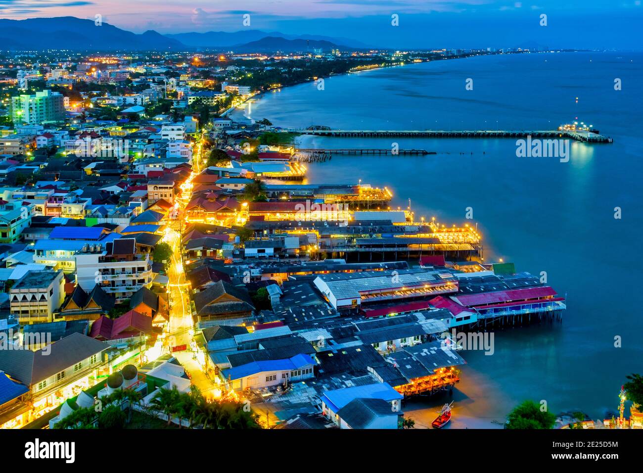 Aerial view of Hua Hin, Prachuap Khiri Khan, Thailand Stock Photo - Alamy