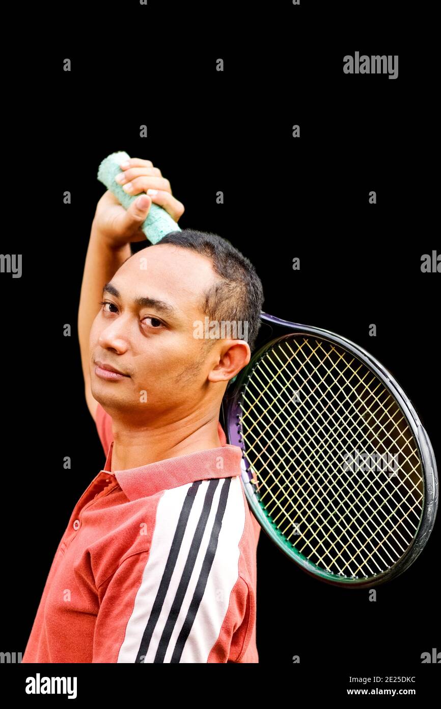 Portrait of healthy and fit Southeast Asian ethnic young adult male ...