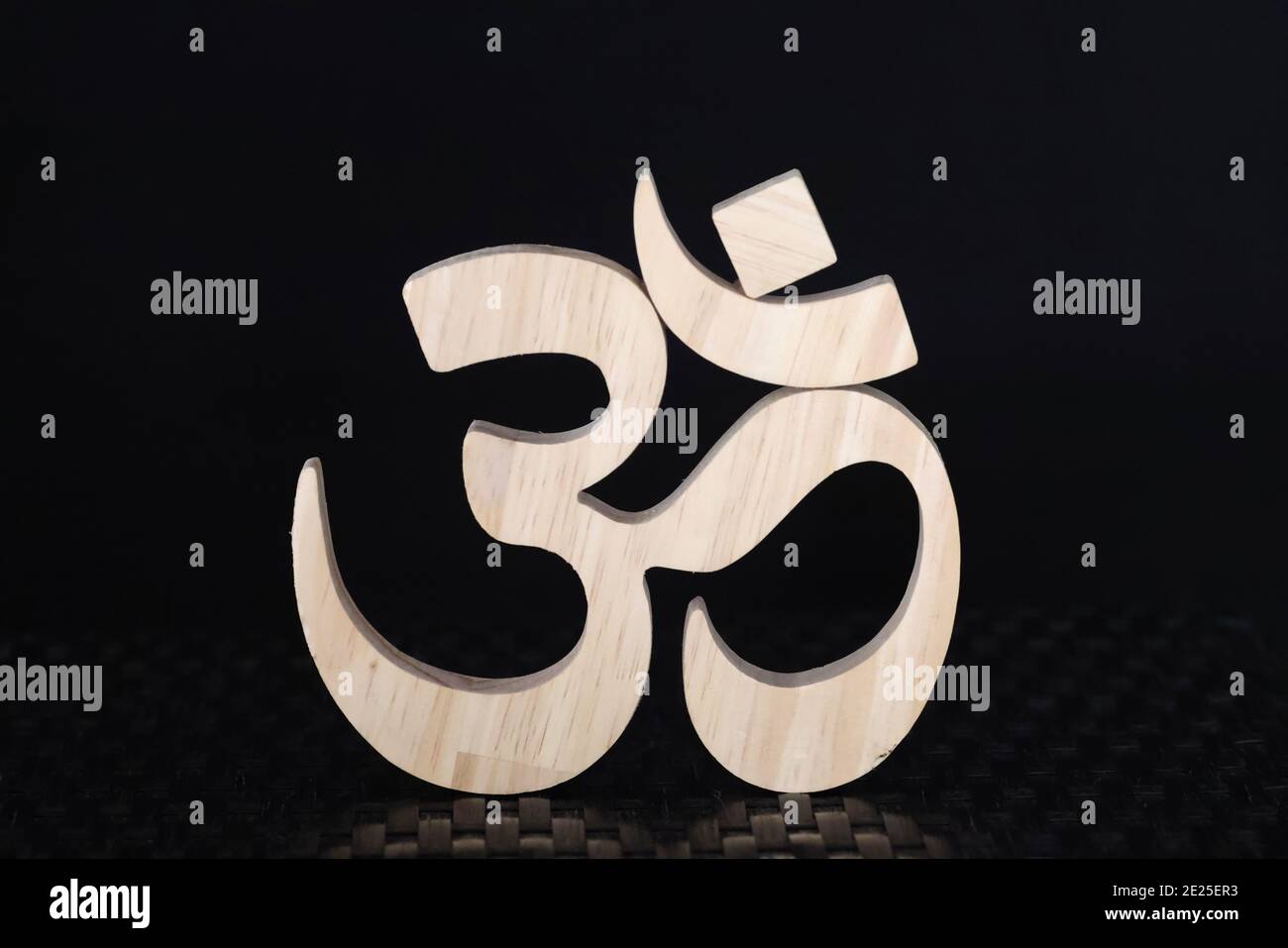 The Om or Aum symbol of Hinduism and Buddhism.  France. Stock Photo