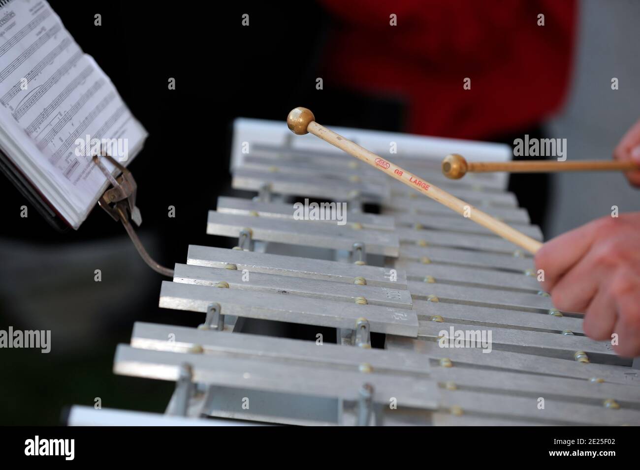 Symphonic band. Xylophone. France Stock Photo Alamy