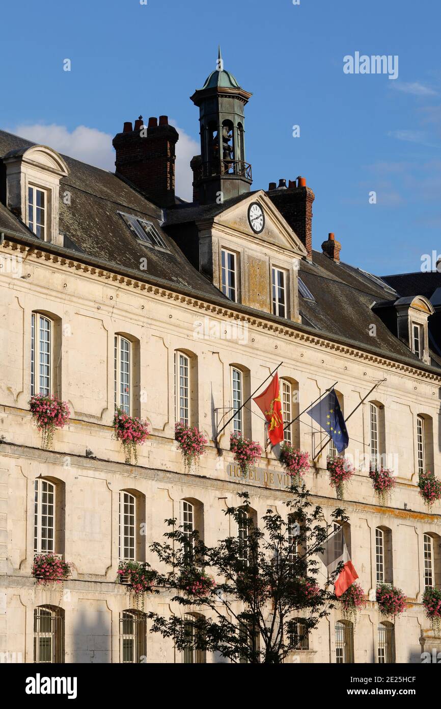 Town hall, Bernay, France Stock Photo - Alamy