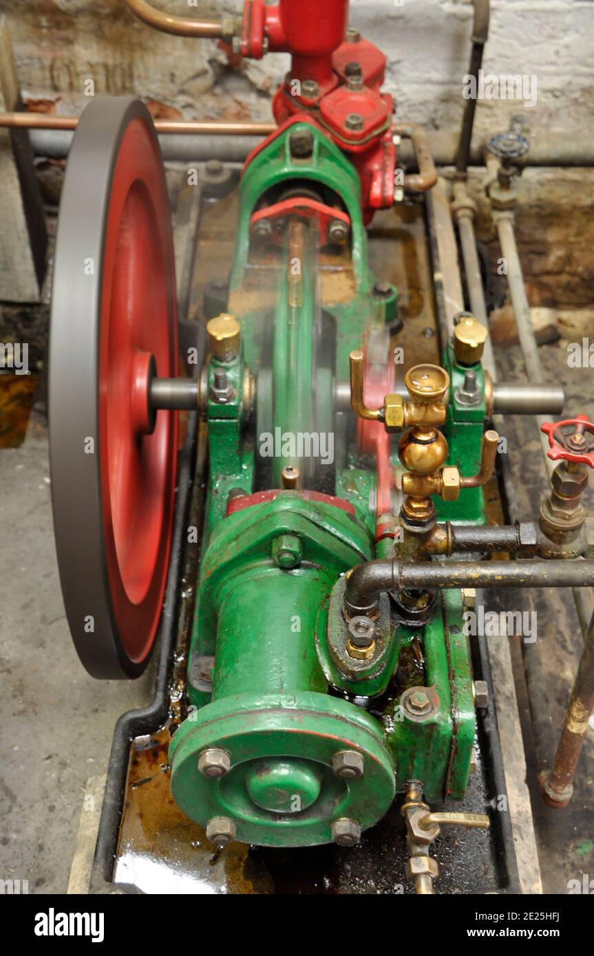 Part of the equipment that provides the steam to operate the pumps at the Crofton Pumping Station on the highest point on the Kennet and Avon Canal.Gr Stock Photo