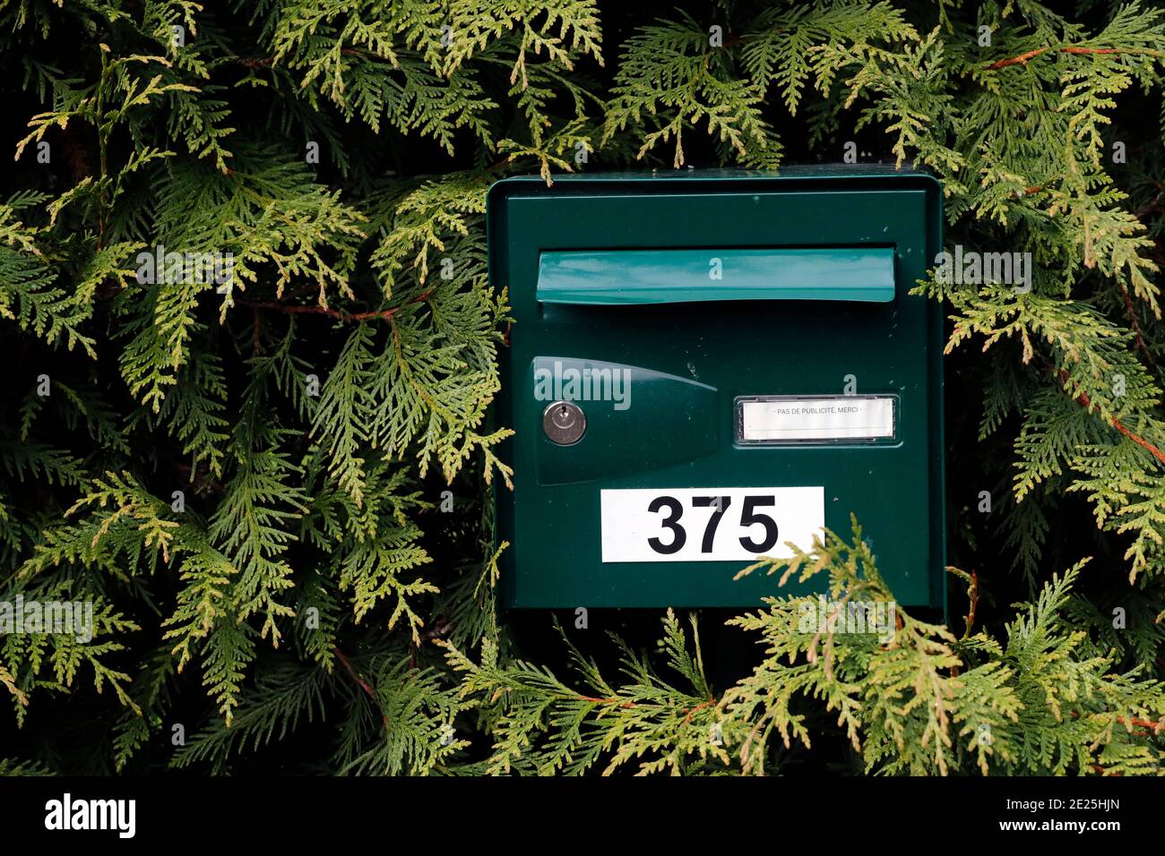 House mail box. France. Stock Photo