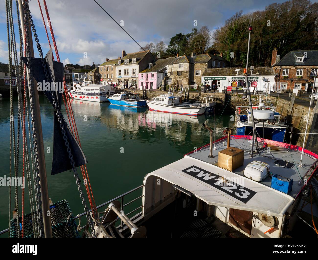 Fishing trawler padstow harbour hires stock photography and images Alamy