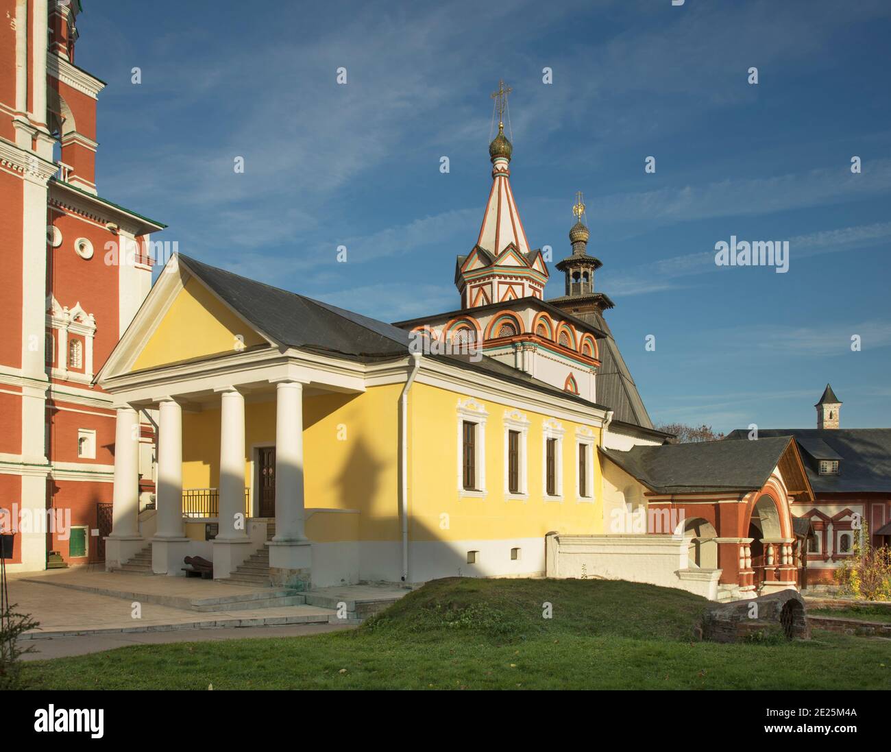 Church of Transfiguration at Savvino-Storozhevsky monastery (Storozhi monastery of St. Savva). Zvenigorod. Russia Stock Photo