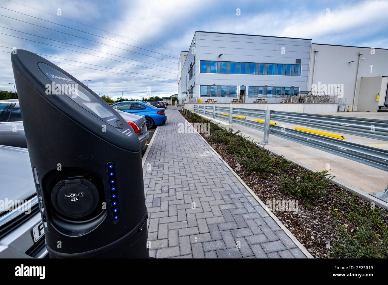 Electric car charging points Stock Photo Alamy