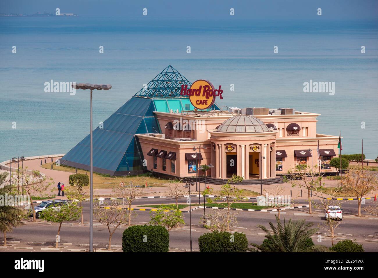 Kuwait, Kuwait City, Salmiya, Hard Rock Cafe Stock Photo