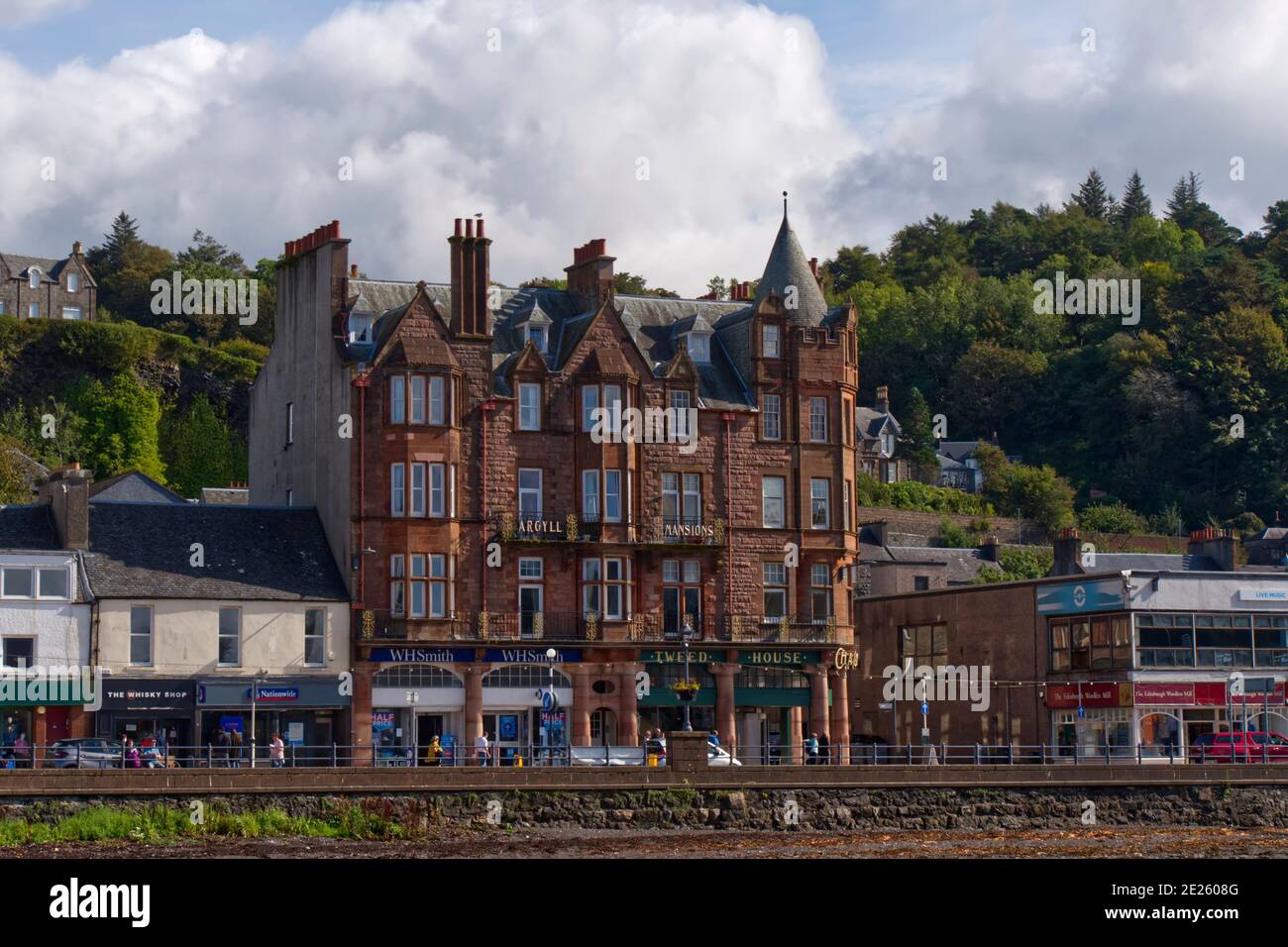 Argyll Mansions, Oban,Argyll,Scotland Stock Photo Alamy