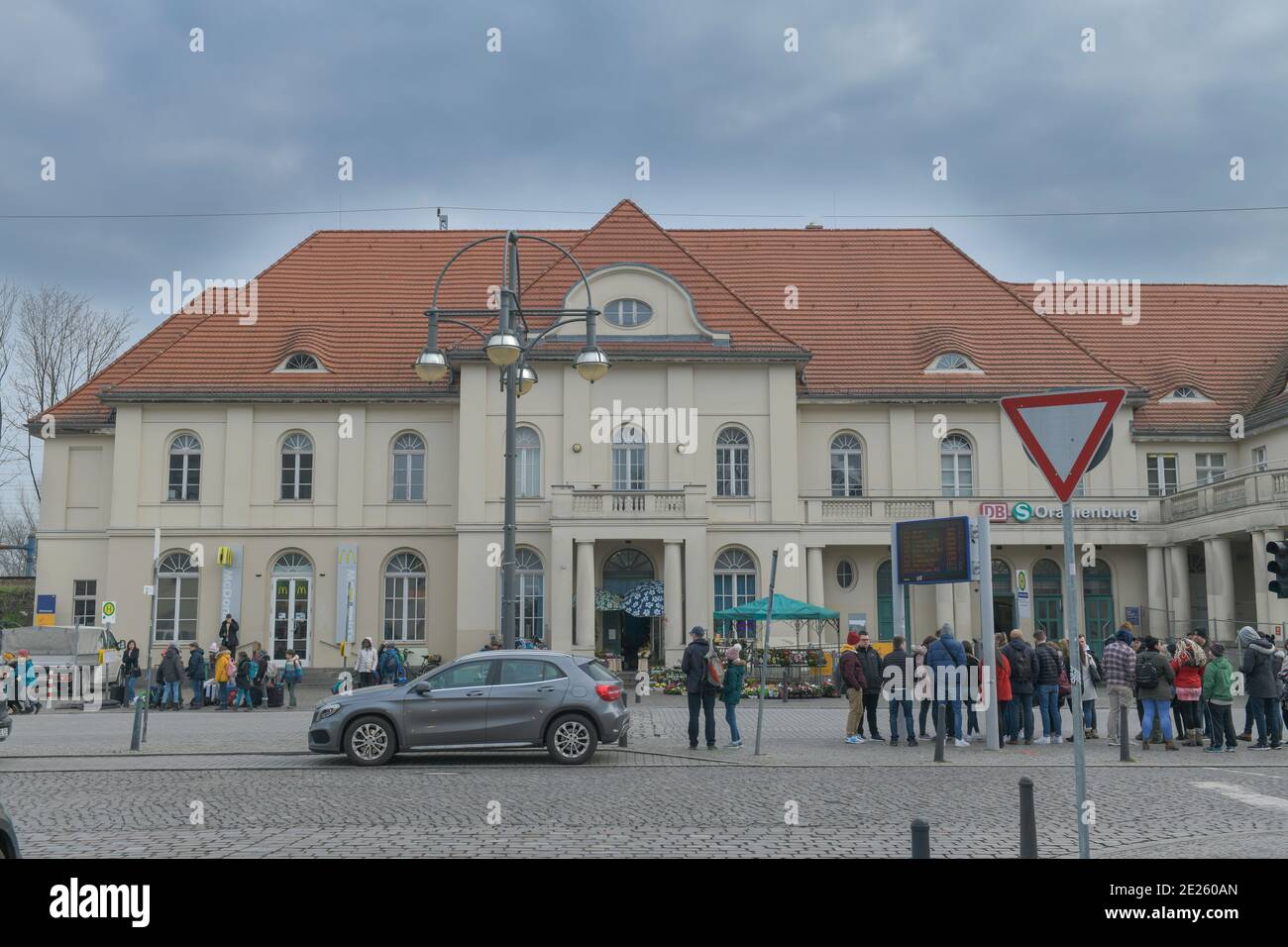 Bahnhof, Oranienburg, Landkreis Oberhavel, Brandenburg, Deutschland
