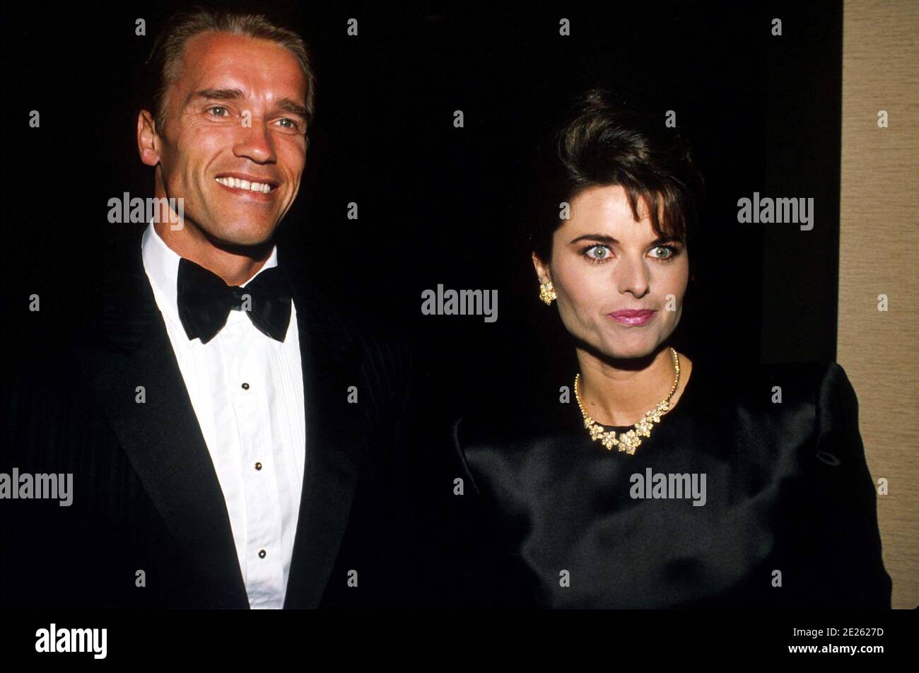 Arnold Schwarzenegger And Maria Shriver 1988 Credit: Ralph Dominguez