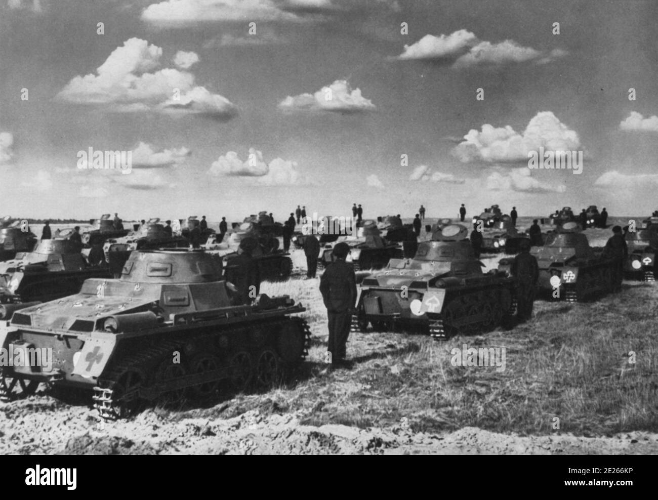 Small German Tanks pre World War II Stock Photo