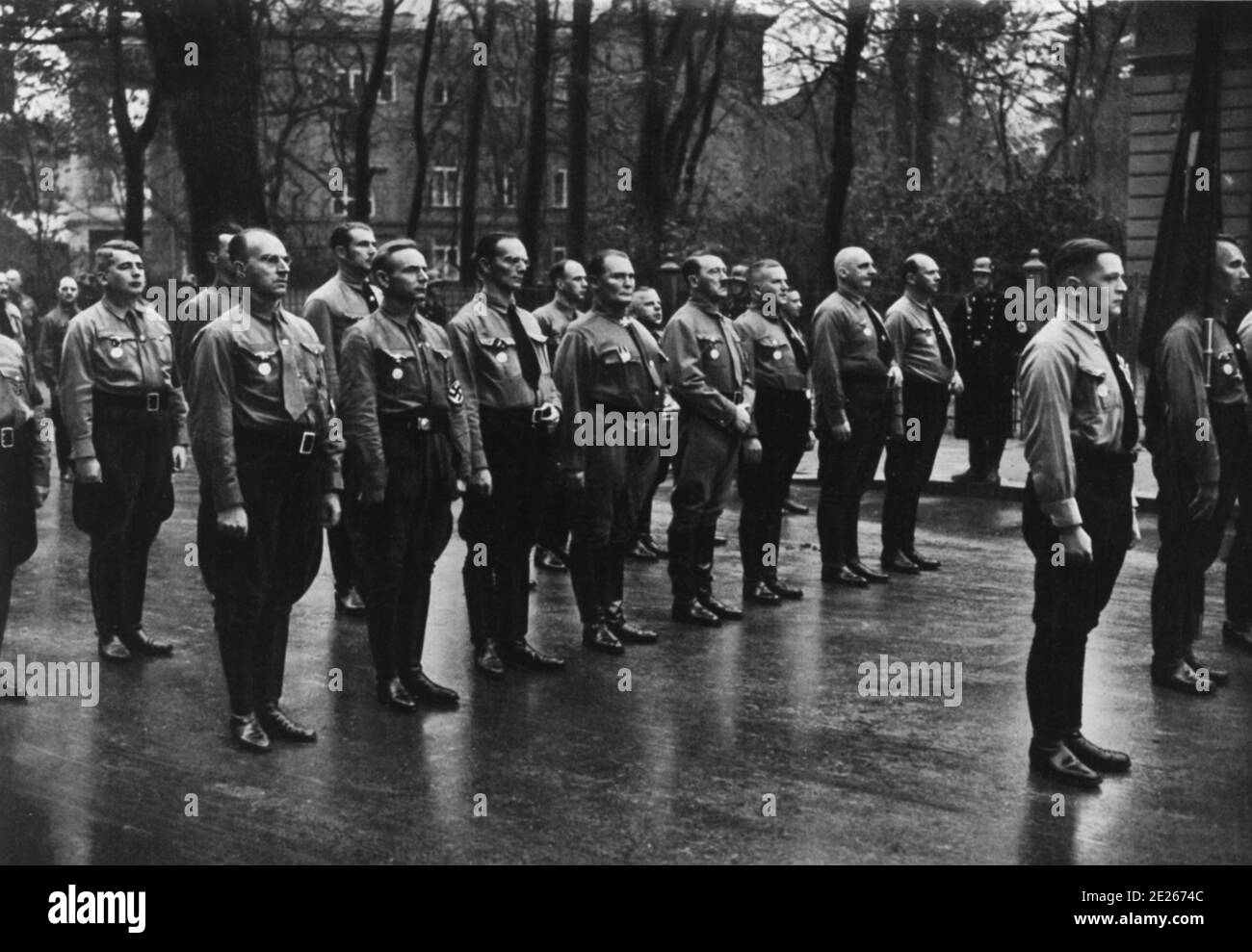Nazi Rally of Freedom HItler and Göring in parade Stock Photo