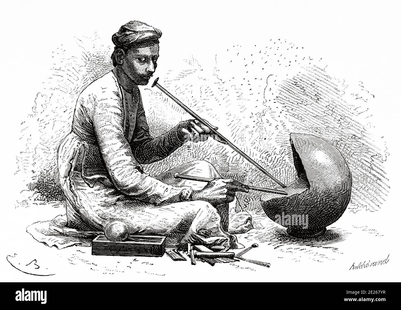 Goldsmith working illustration hi-res stock photography and images