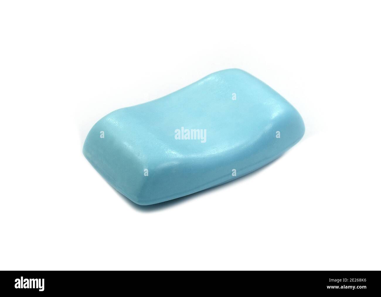 Bar Of blue Soap, Isolated, Single Object. Soap bar isolated on the ...