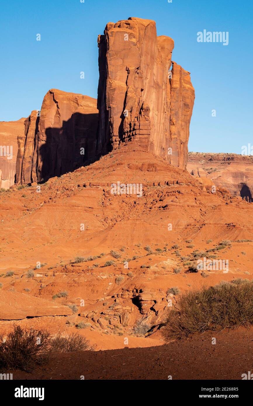 Monument valley elephant butte in hires stock photography and images