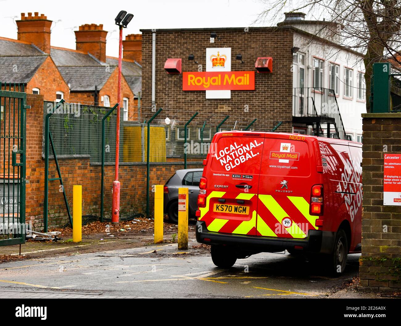 Leicester North Royal Mail centre. Belgrave, Leicester. Stock Photo
