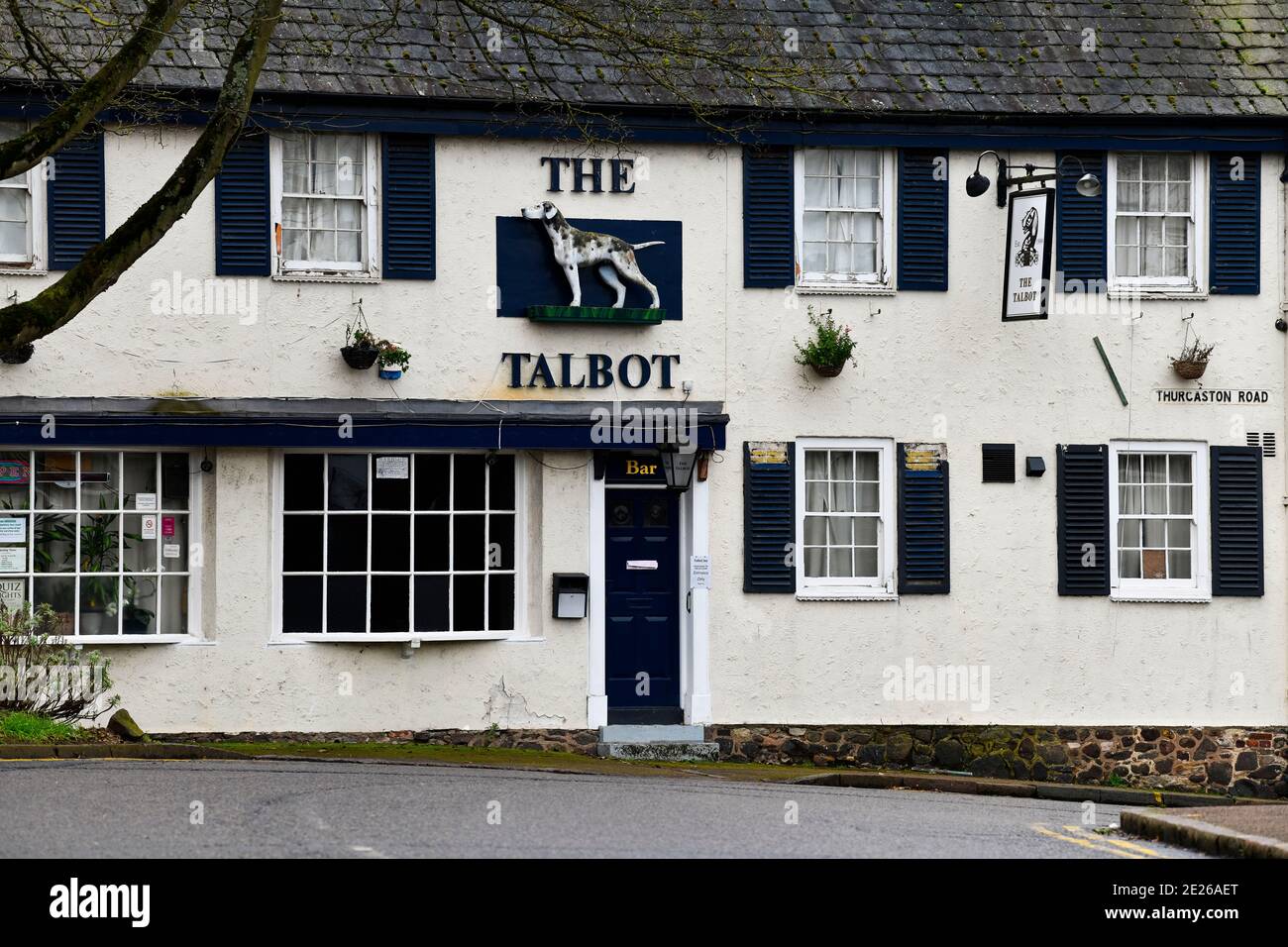 The Talbot pub in Belgrave, Leicester. Said to be hunted and was on TV. Stock Photo