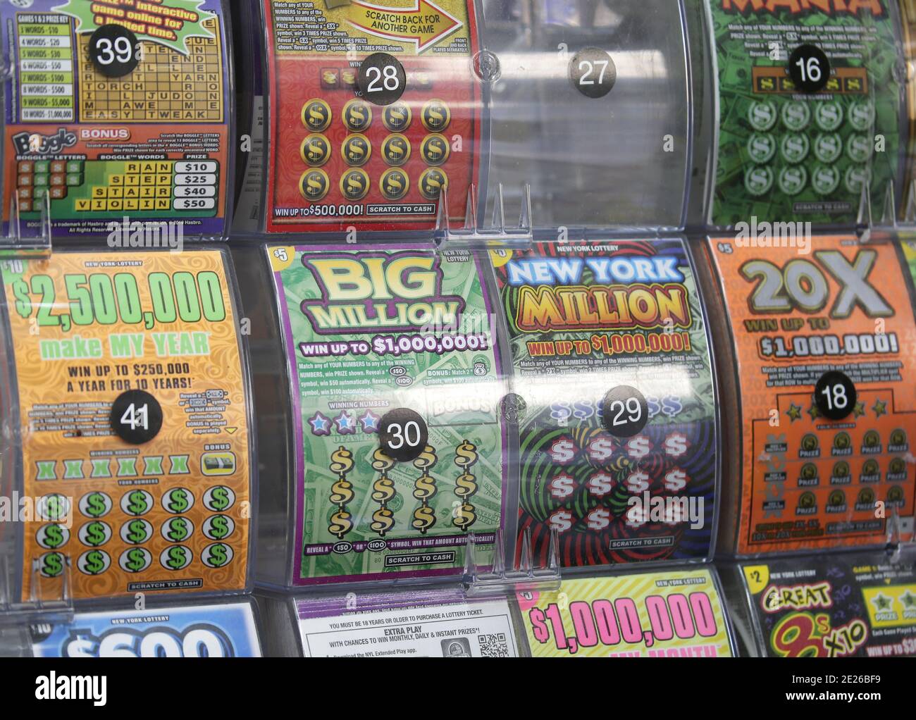 Scratch off lottery tickets hires stock photography and images Alamy