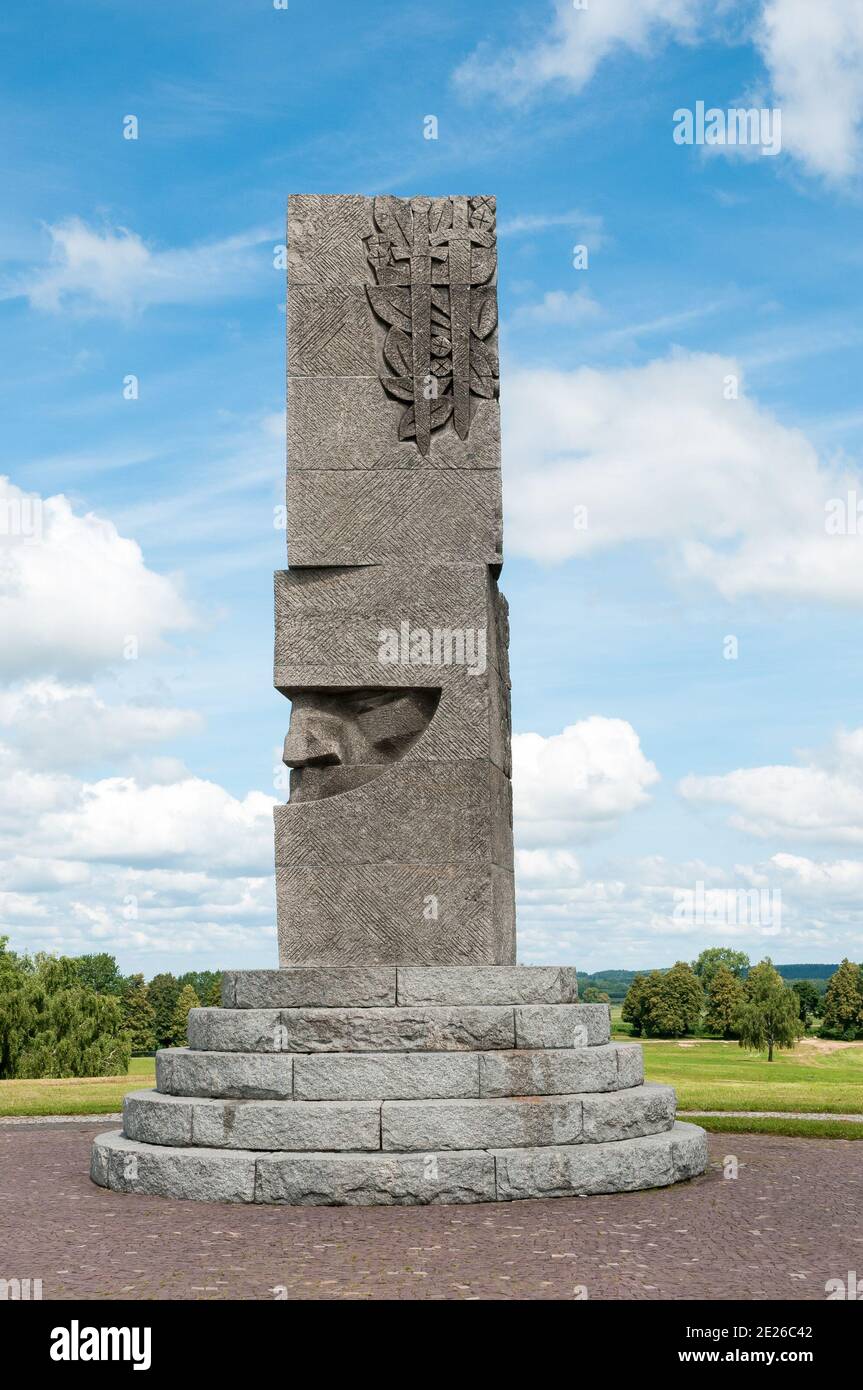 monument to the Battle of Grunwald (1410), Grunwald, Poland Stock Photo