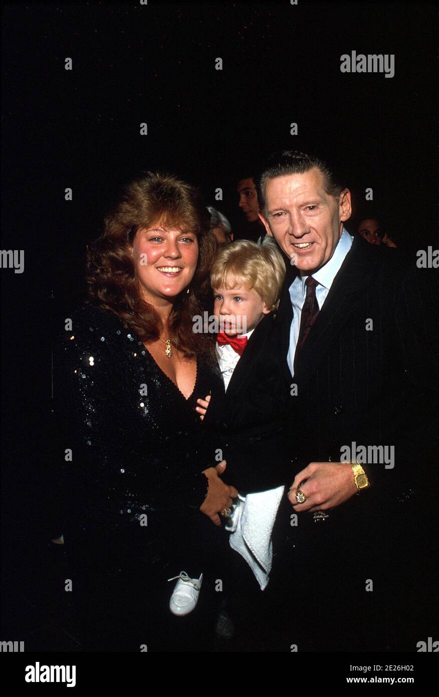 Jerry Lee Lewis With Wife Keri And Son Jerry Lee Lewis III Credit: Ralph  Dominguez/MediaPunch Stock Photo - Alamy