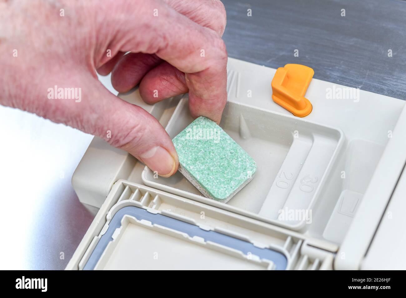 Tab, Geschirrspülmaschine Stock Photo