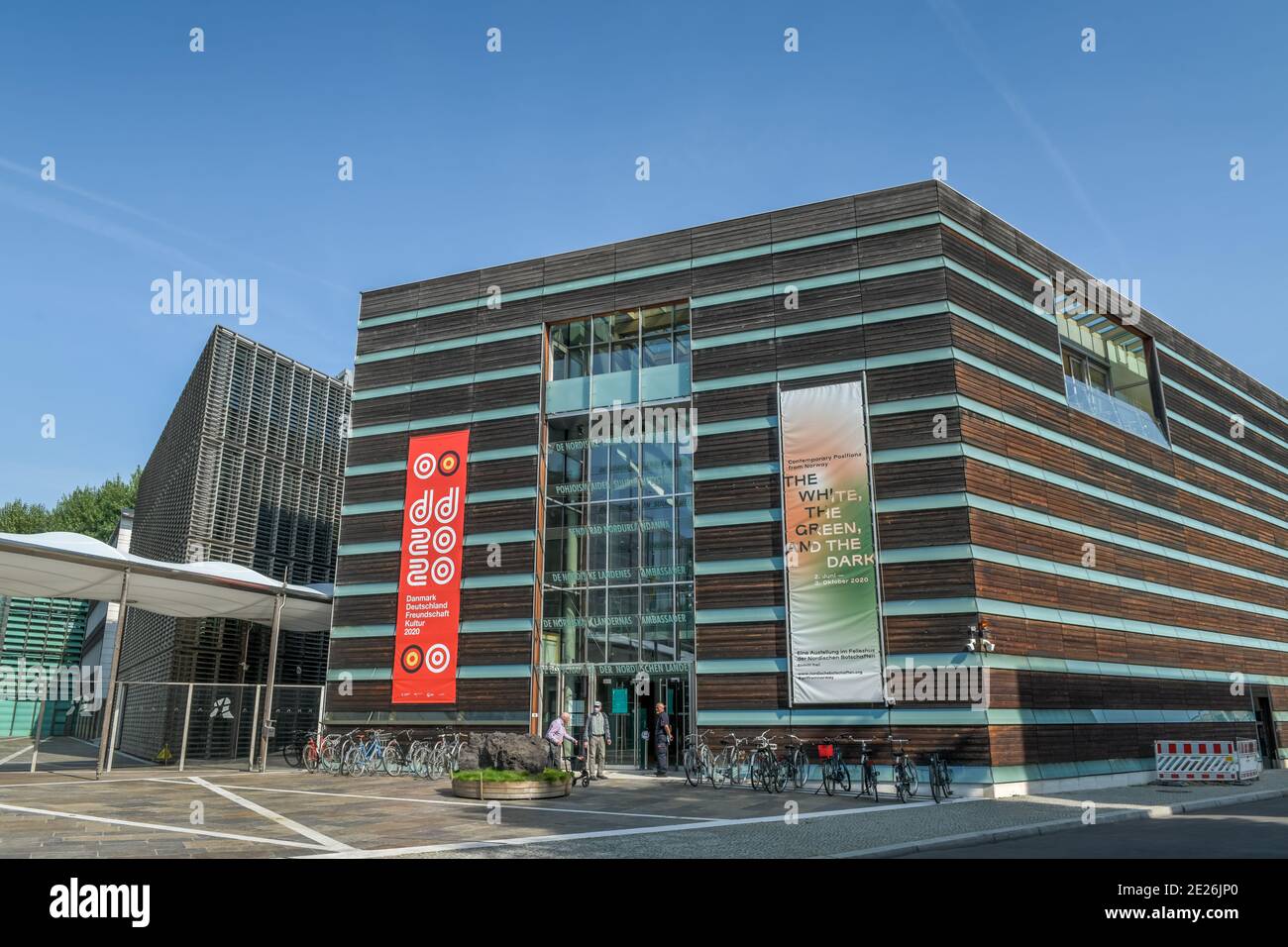 Nordische Botschaften, Rauchstrasse, Tiergarten, Mitte, Berlin, Deutschland Stock Photo