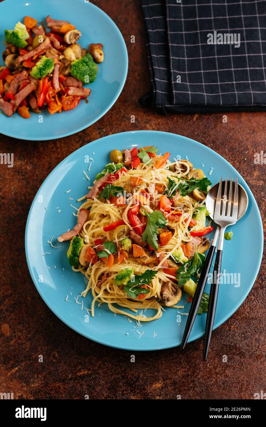 Raw peas and ham hires stock photography and images Alamy