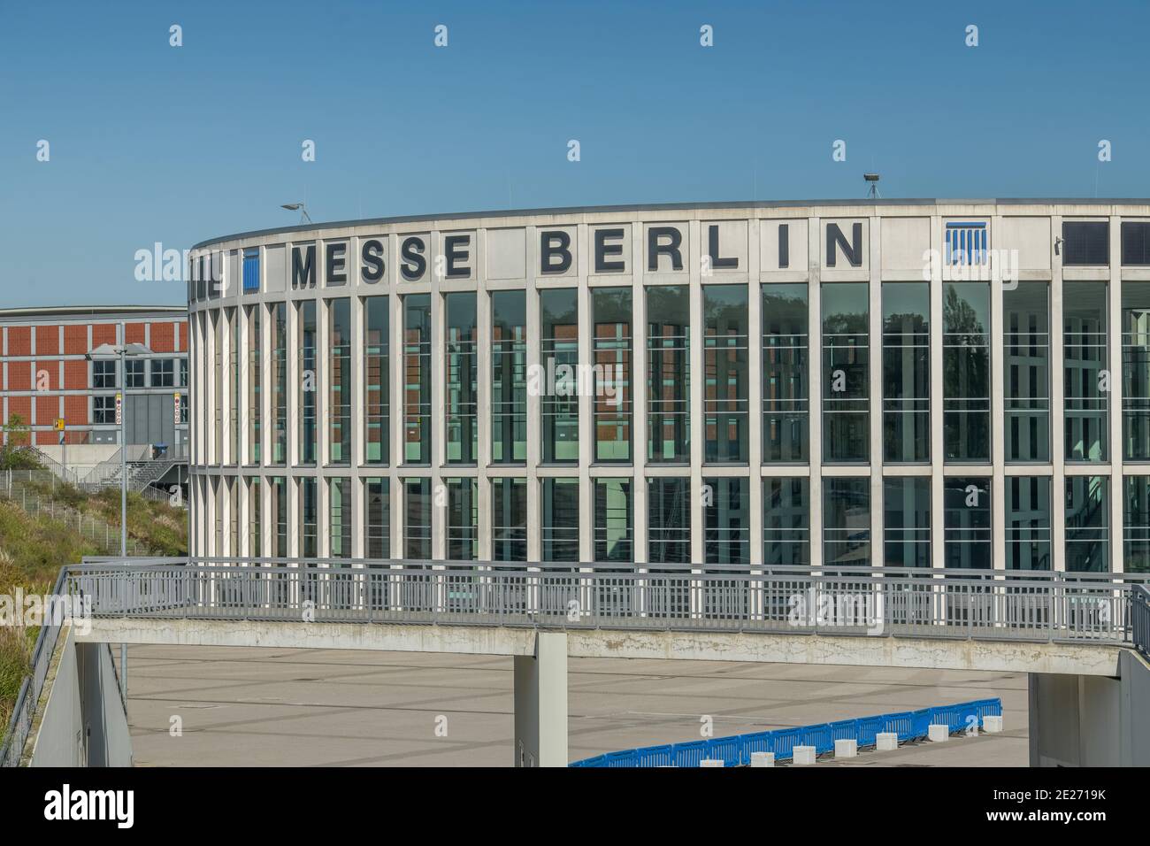 Messe Berlin, Eingang Süd, Jaffestraße, Westend, Berlin, Deutschland Stock  Photo - Alamy