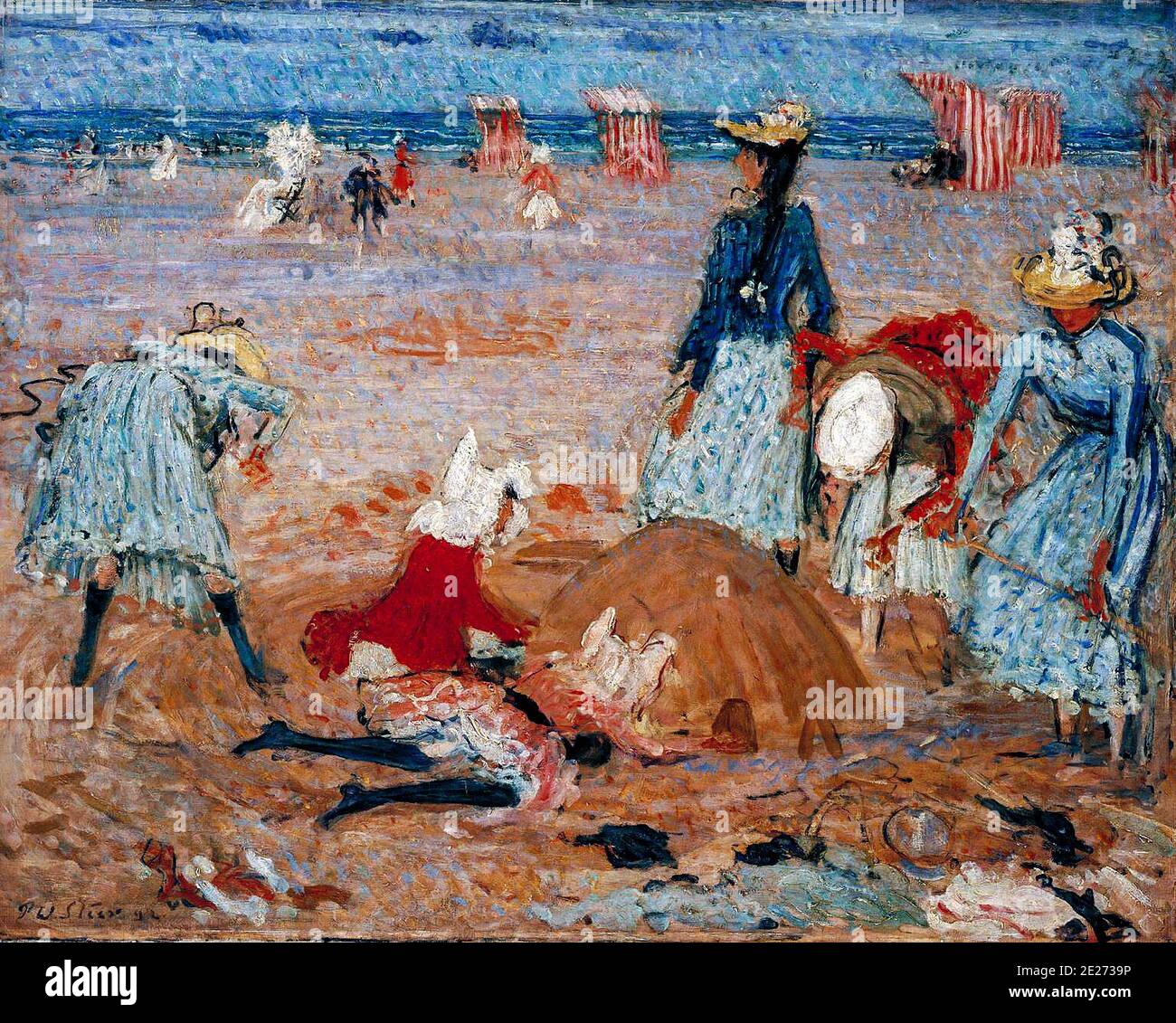 Boulogne Sands 1888-91 Philip Wilson Steer 1860-1942 Presented by the Art Fund 1943 http://www.tate.org.uk/art/work/N05439 Stock Photo