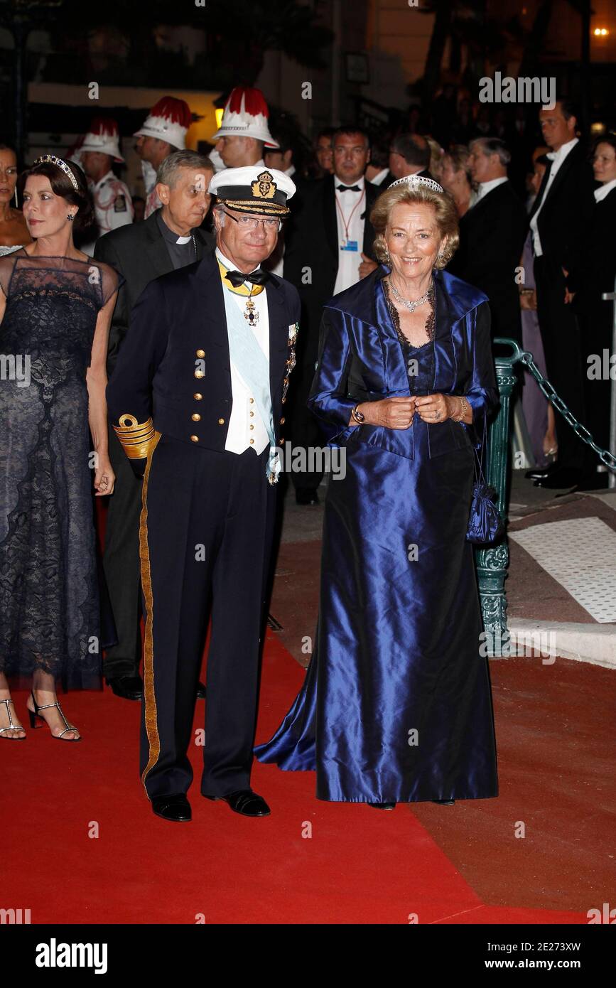 Princess Ira von Fuerstenberg arriving for the official dinner following the religious wedding of Prince Abert II of Monaco to Charlene Wittstock at Monte-Carlo Opera House in Monaco on July 2, 2011. The celebrations are attended by a guest list of royal families, global celebrities and heads of states. Photo by ABACAPRESS.COM Stock Photo
