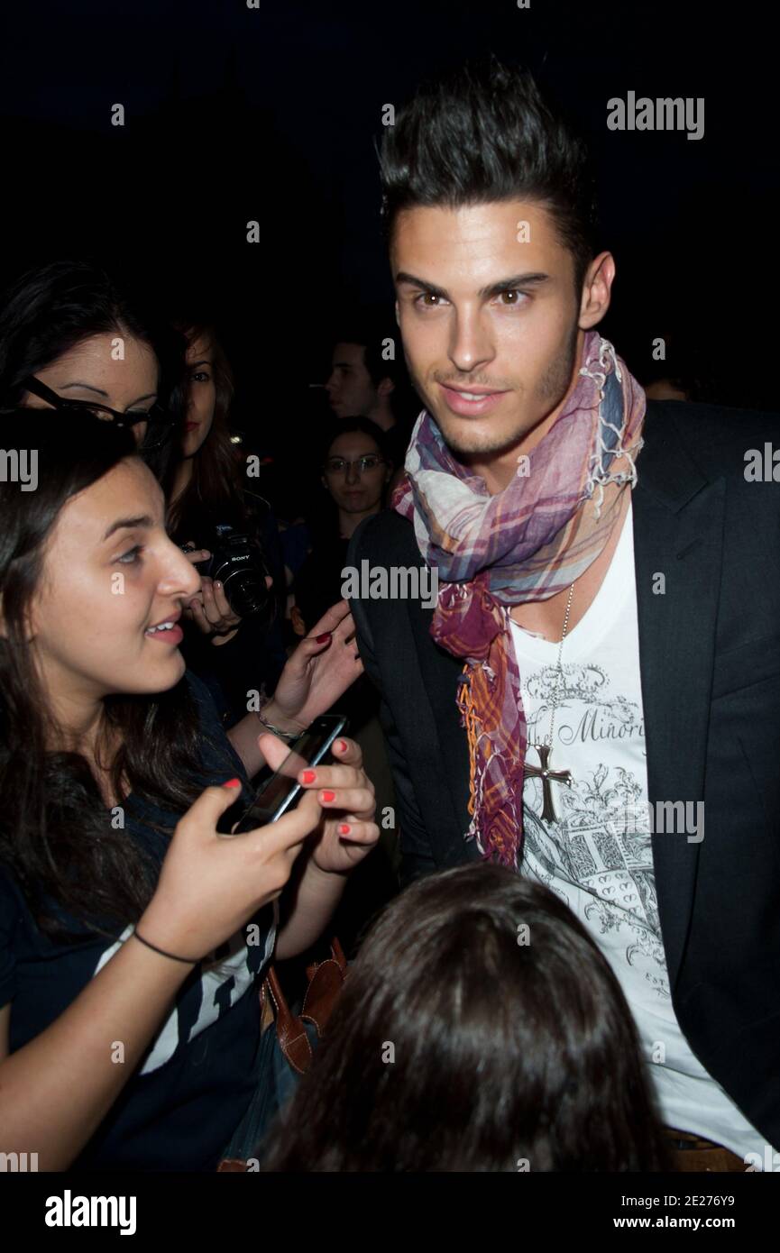 Baptiste Giabiconi arriving at the Chanel Fall-Winter 2011-2012  Haute-Couture collection presentation held at the Grand Palais in Paris,  France on July 5, 2011. Photo by Nicolas Genin/ABACAPRESS.COM Stock Photo -  Alamy