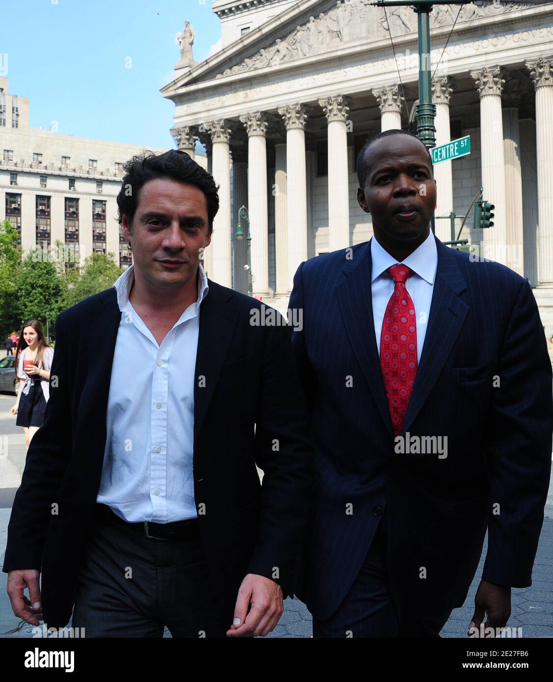 French lawyer David Koubbi who is representing French writer Tristane