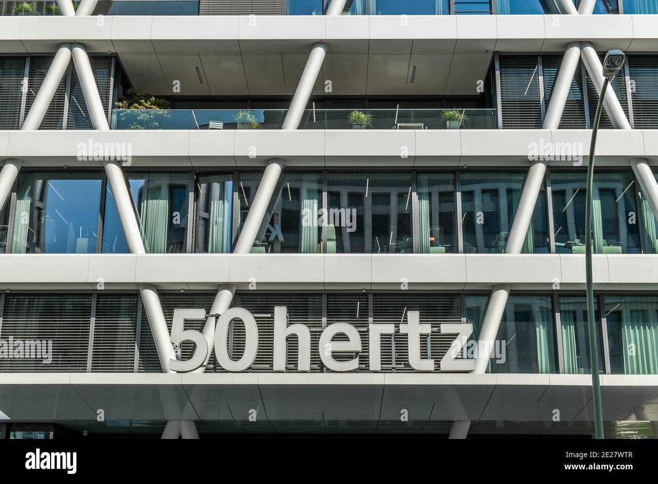 Unternehmenszentrale, 50hertz Transmission, Heidestraße, Mitte, Berlin, Deutschland Stock Photo