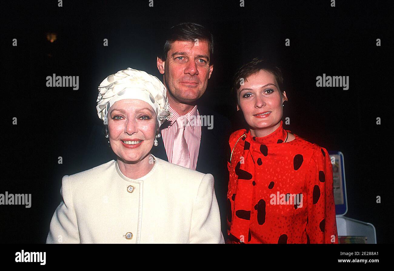 Loretta Young With Son Christopher Lewis And His Wife Linda Credit