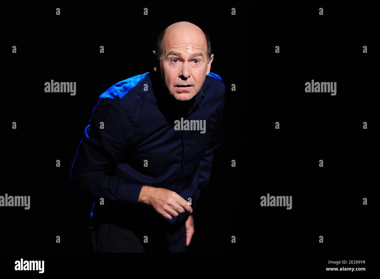 Didier Benureau performs his new show 'Indigne' at the Splendid in Paris, France on September 7, 2011. Photo by Nicolas Briquet/ABACAPRESS.COM Stock Photo