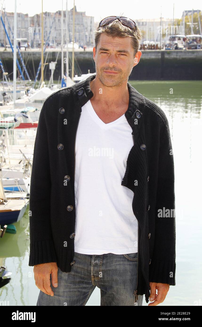 Thierry Neuvic attending the 13th Festival of TV Fiction in La Rochelle, western France on September 10, 2011. Photo by Patrick Bernard/ABACAPRESS.COM Stock Photo