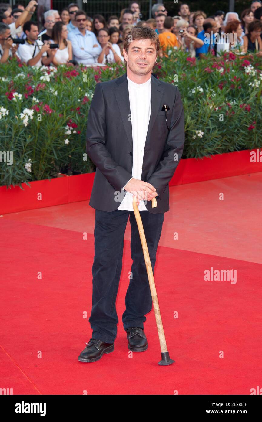 Jury member Aureliano Amadei attending the 'Damsels In Distress' Premiere And Closing Ceremony of the 68th Venice International Film Festival at Palazzo del Cinema on September 10, 2011 in Venice, Italy. Photo by Nicolas Genin/ABACAPRESS.COM Stock Photo