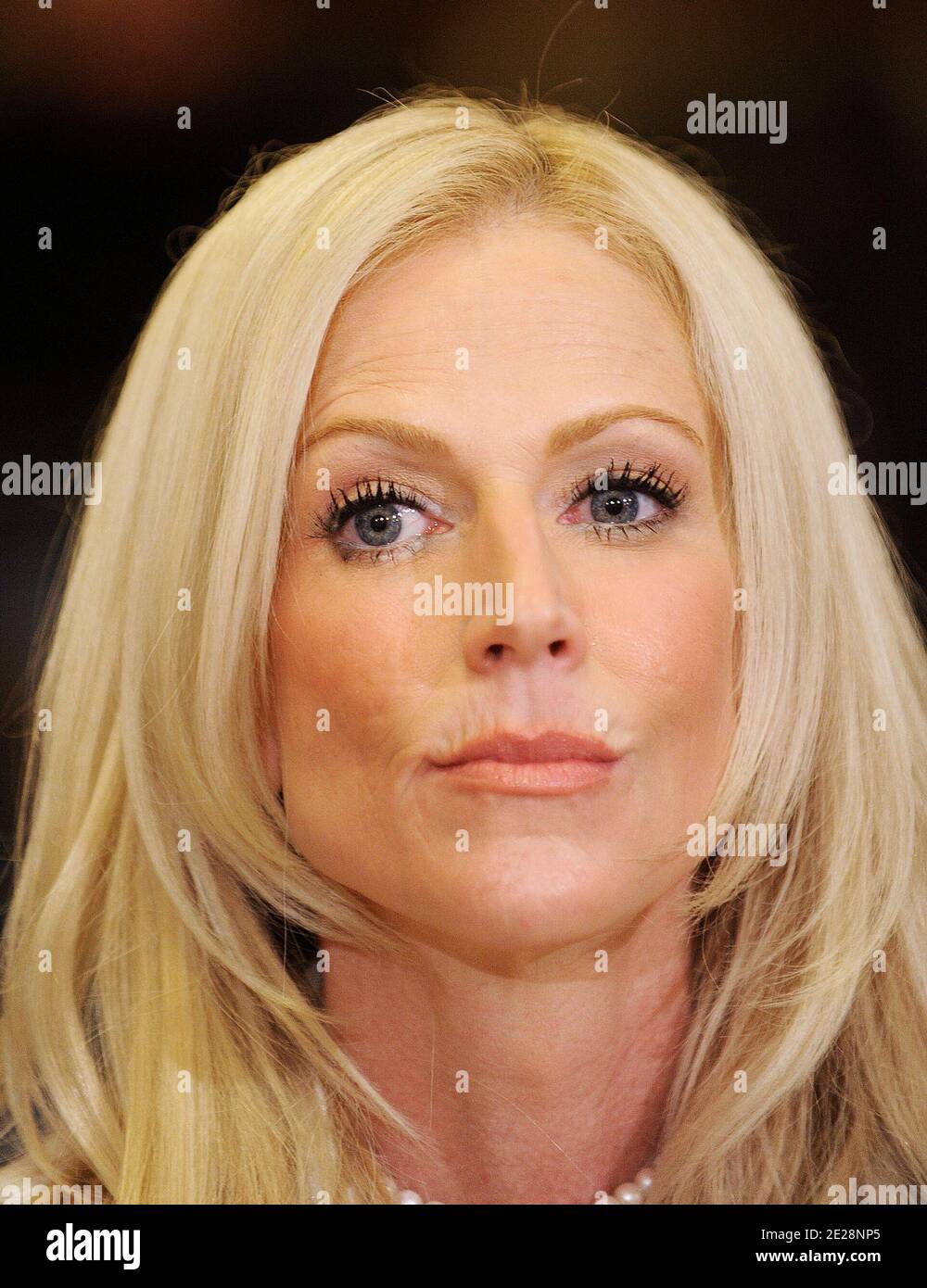 File Photo. Notorious White House party crashers Tareq and Michaele Salahi are reportedly to divorce. After reporting his wife missing, it was discovered that Michaele had left Tareq for Neal Schon, guitarist for the rock band Journey. In this picture Michaele Salahi who have been subpoenaed to testify , attends a hearing on 'The United States Secret Service and Presidential Protection: An Examination of a System Failure' on Capitol Hill, January 20, 2010 in Washington, DC. The Salahis invoke their Fifth Amendment right against self-incrimination rather than testify. Photo by Olivier Douliery/ Stock Photo